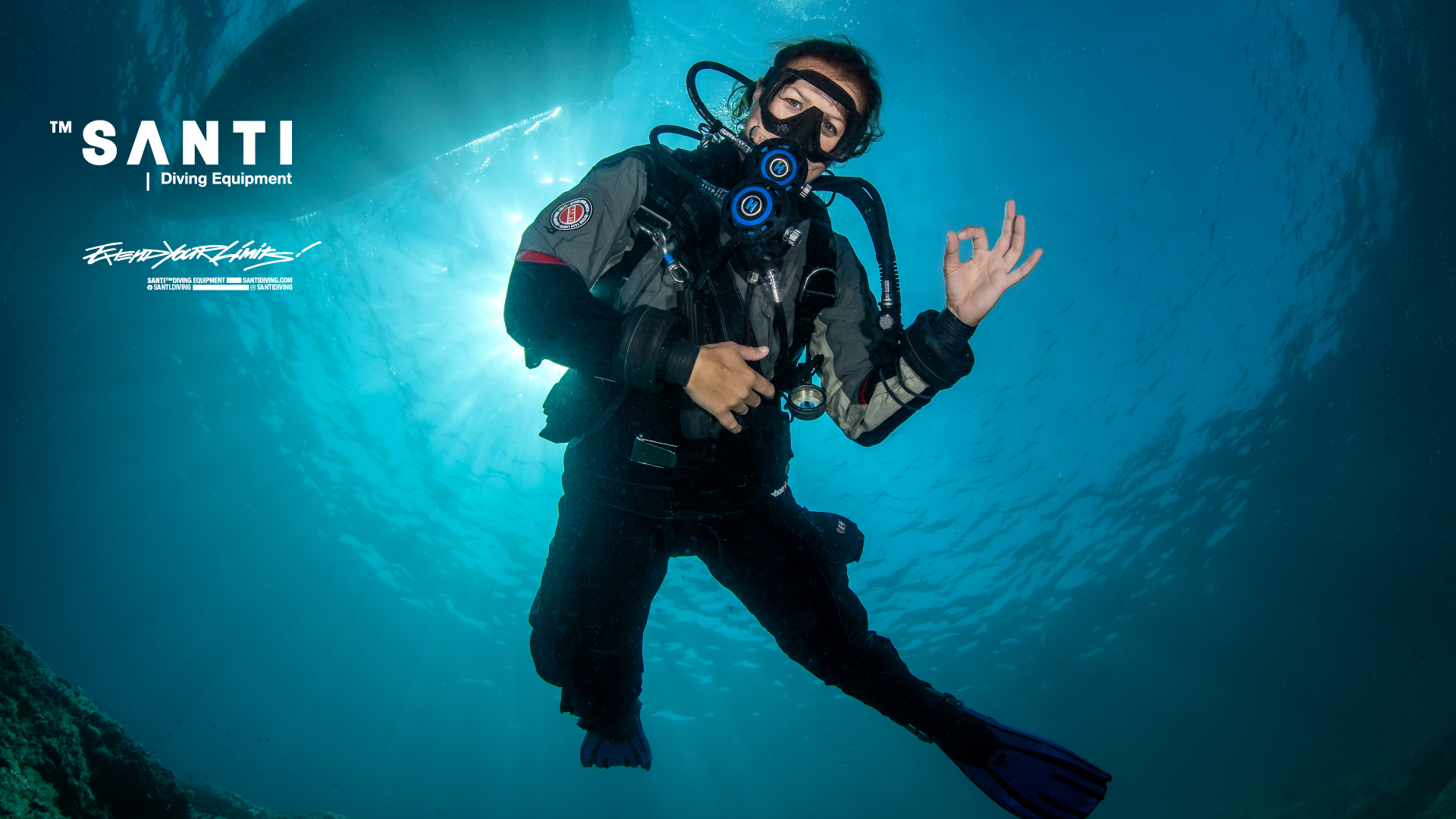 SANTI | Diving Equipment | Drysuits, Under suits, Heating System, Ladies  First, Afterdive